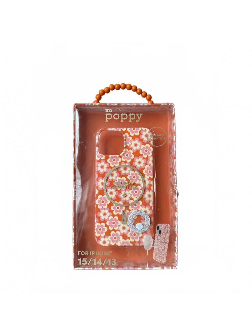 Xo Poppy Colorful Hippie Flower Pattern iphone Case for iPhone 15/14/13 New